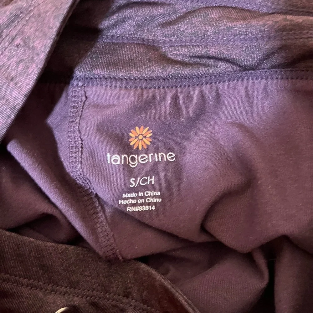 Tangerine Womens Athletic Skort S Dark‎ Purple Drawstring Waist